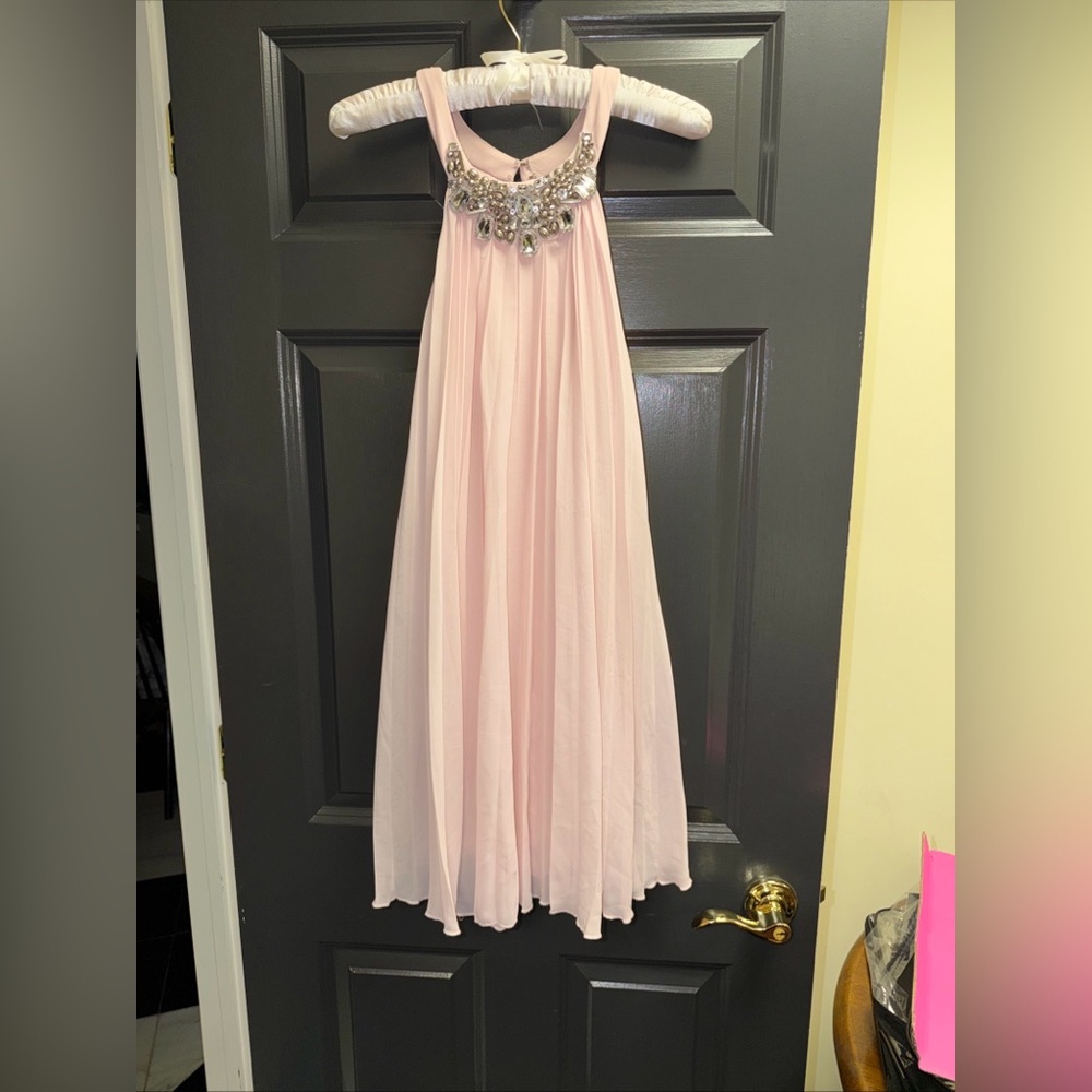 Charlotte Russe Light Pink Embellished Party Dress